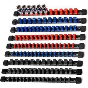 Socket Organizer Drive ABS Tools-Socket Holder, Premium Quality 9 Pieces Socket